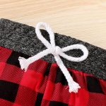 I'm so thankful Newborn Baby Boy Fall Clothes Infant Plaid Long Sleeve Button Romper and Pants Set Winter Outfits - Image 6